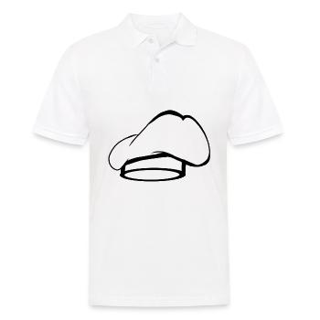 Cuisine cuisine chapeau cuisine cuisinière cuisinière boulanger - Polo Homme - blanc - Devant - Kai (181cm)