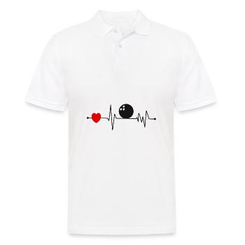 Quilles bowling ekg boule de bowling quilles sport - Polo Homme - blanc - Devant - Kai (181cm)
