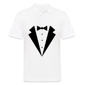 Noeud papillon chic cadeau occasion enfants beau costume - Polo Homme - blanc - Devant - Kai (181cm)