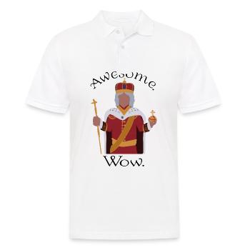Impressionnant Wow King Boss Church Religion - Polo Homme - blanc - Devant - Kai (181cm)