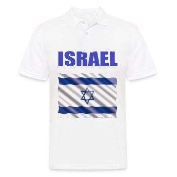 Israël - Polo Homme - blanc - Devant - Kai (181cm)