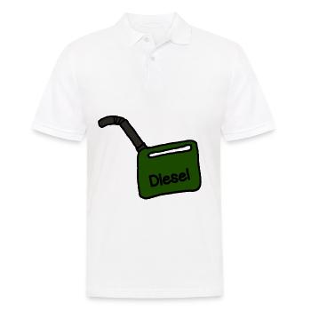 bidon diesel - Polo Homme - blanc - Devant - Kai (181cm)
