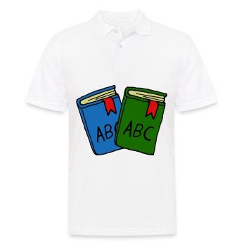 School books, first class, children - Men's Polo Shirt - white - Front - Kai (181cm)