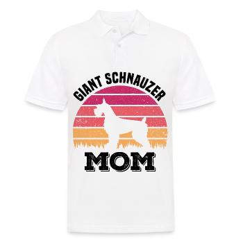 Schnauzer - Männer Poloshirt - Weiß - Vorne - Kai (181cm)