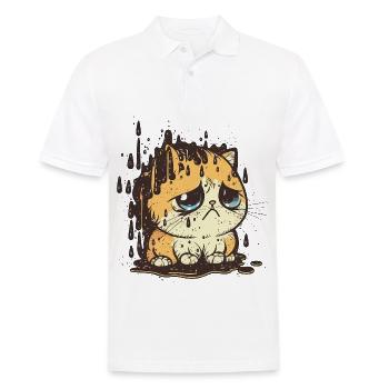 Blues des jours de pluie - Polo Homme - blanc - Devant - Kai (181cm)