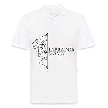 Polygone de maman du Labrador - Polo Homme - blanc - Devant - Kai (181cm)