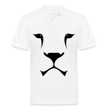 Lion - Polo Homme - blanc - Devant - Kai (181cm)
