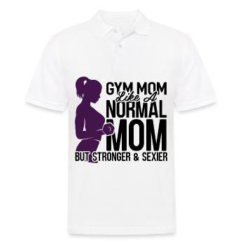 Fitness shirt fitness trainer fitness gift - Men's Polo Shirt - white - Front - Kai (181cm)