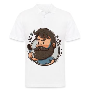 Maîtrise de la moustache - Polo Homme - blanc - Devant - Kai (181cm)