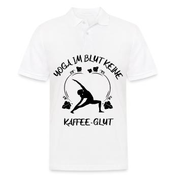 Yoga - Männer Poloshirt - Weiß - Vorne - Kai (181cm)