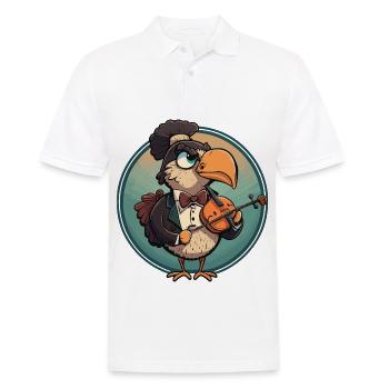 Türkischer Geiger - Männer Poloshirt - Weiß - Vorne - Kai (181cm)