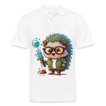 Hedgehog Lab - Men's Polo Shirt - white - Front - Kai (181cm)