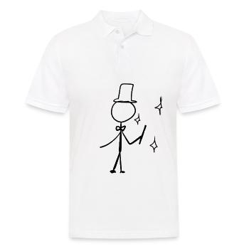 Magic Wizard - Men's Polo Shirt - white - Front - Kai (181cm)