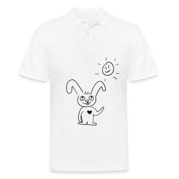 guten Morgen - Männer Poloshirt - Weiß - Vorne - Kai (181cm)