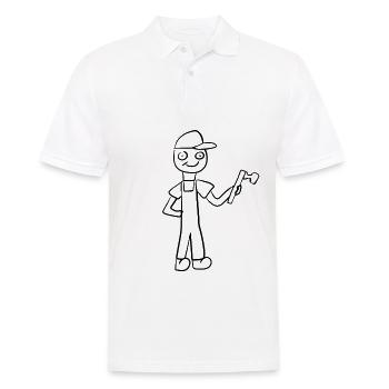 Craftsmen's Crafts - Men's Polo Shirt - white - Front - Kai (181cm)