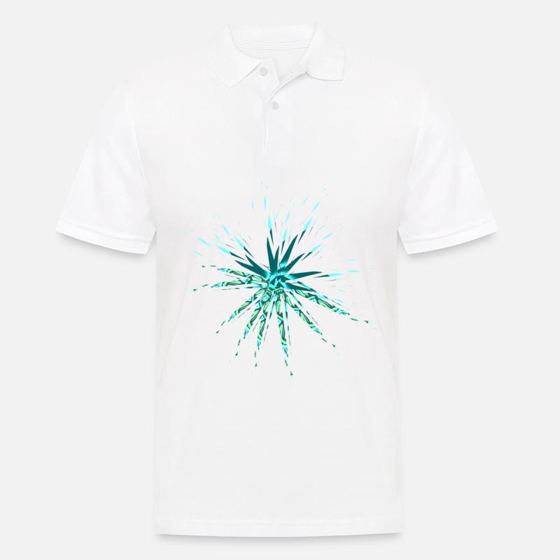 muster kunst - Männer Poloshirt - Weiß