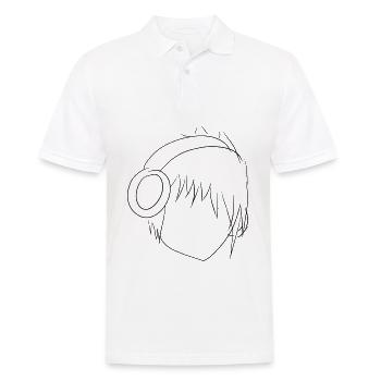 manga anime - Männer Poloshirt - Weiß - Vorne - Kai (181cm)