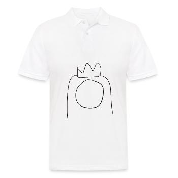 crown princess - Men's Polo Shirt - white - Front - Kai (181cm)