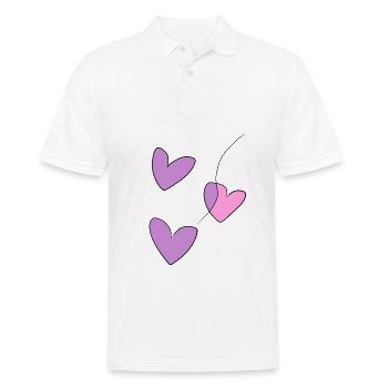 cœurs de cœur - Polo Homme - blanc - Devant - Kai (181cm)