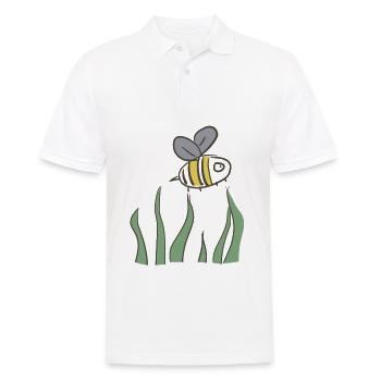 environnement des abeilles - Polo Homme - blanc - Devant - Kai (181cm)