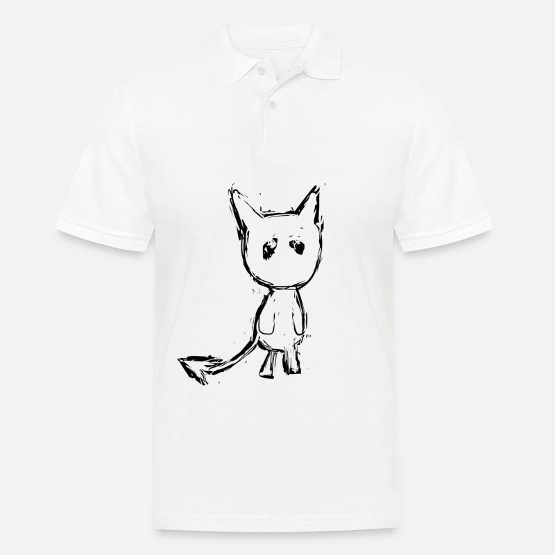 devil evil - Men's Polo Shirt - white