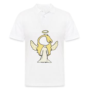 Ailes de fille d’or Angel - Polo Homme - blanc - Devant - Kai (181cm)