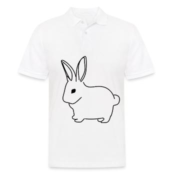 Lapin animal symbole mammifère - Polo Homme - blanc - Devant - Kai (181cm)