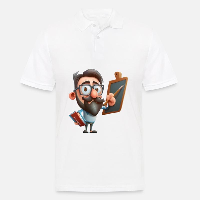 Die Zukunft gestalten - Männer Poloshirt - Weiß