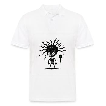 Augmented Intelligence - Men's Polo Shirt - white - Front - Kai (181cm)