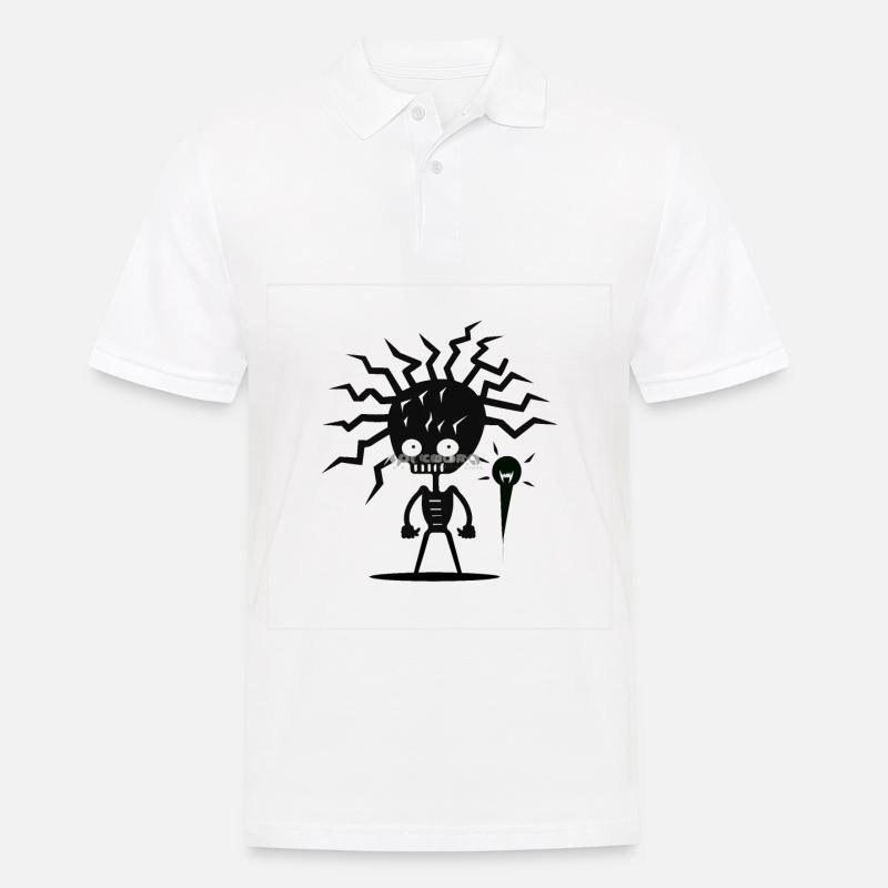 Erweiterte Intelligenz - Männer Poloshirt - Weiß