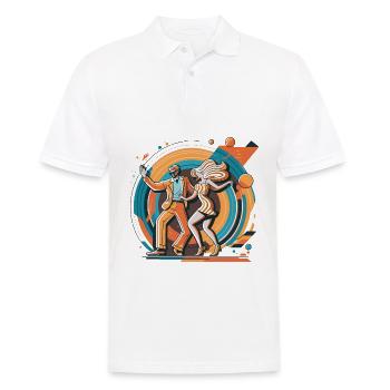Rêve disco - Polo Homme - blanc - Devant - Kai (181cm)