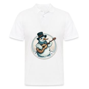 Jolly Snowman Jams - Polo Homme - blanc - Devant - Kai (181cm)