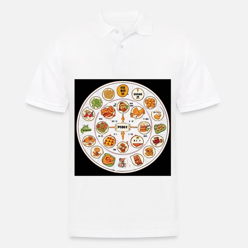 Die Feinschmecker-Fehde - Männer Poloshirt - Weiß