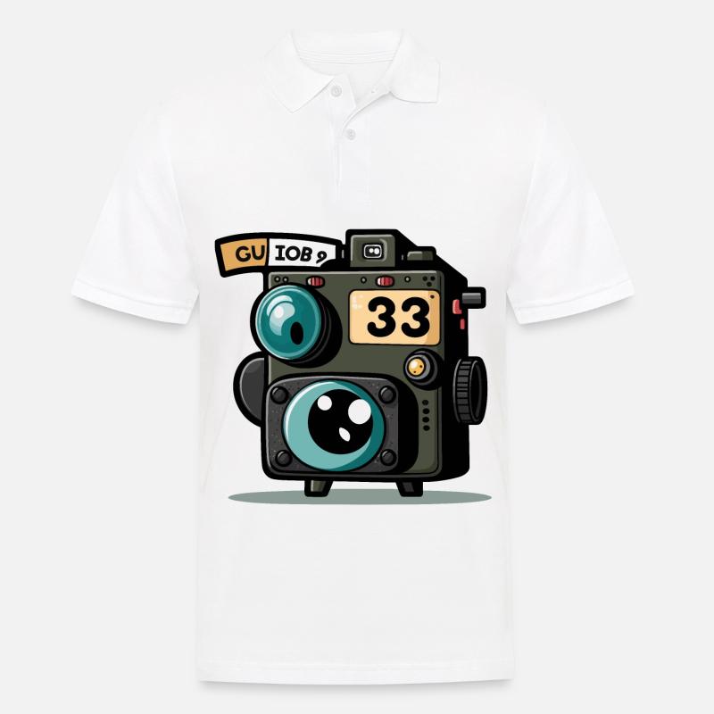 Le Shutterbug - Polo Homme - blanc