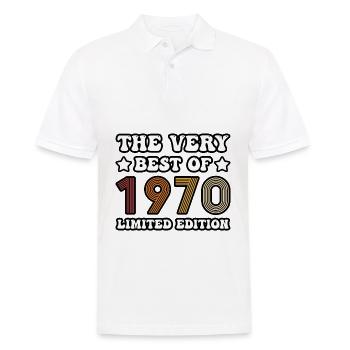 The very best of 1970 - Männer Poloshirt - Weiß - Vorne - Kai (181cm)