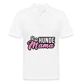 Hunde Mama, Dog Mum - Männer Poloshirt - Weiß - Vorne - Kai (181cm)