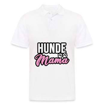 Hunde Mama, Dog Mum - Männer Poloshirt - Weiß - Vorne - Kai (181cm)