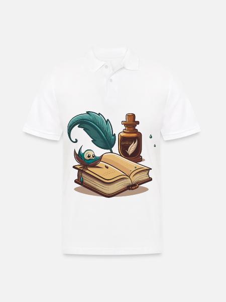 L’écrivain classique - Polo Homme - blanc