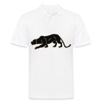 black panther - Men's Polo Shirt - white - Front - Kai (181cm)