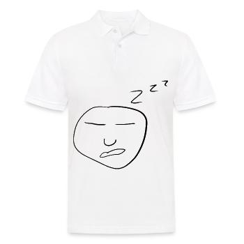 Langeweile langweilig - Männer Poloshirt - Weiß - Vorne - Kai (181cm)