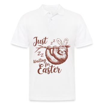 Just Waiting For Easter - Men's Polo Shirt - white - Front - Kai (181cm)