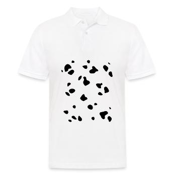 ARTWORK IMAGE 1 - Männer Poloshirt - Weiß - Vorne - Kai (181cm)