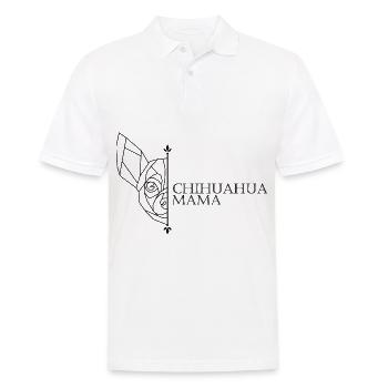 Chihuahua Mama Polygon - Männer Poloshirt - Weiß - Vorne - Kai (181cm)