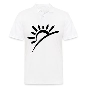 lever du soleil - Polo Homme - blanc - Devant - Kai (181cm)