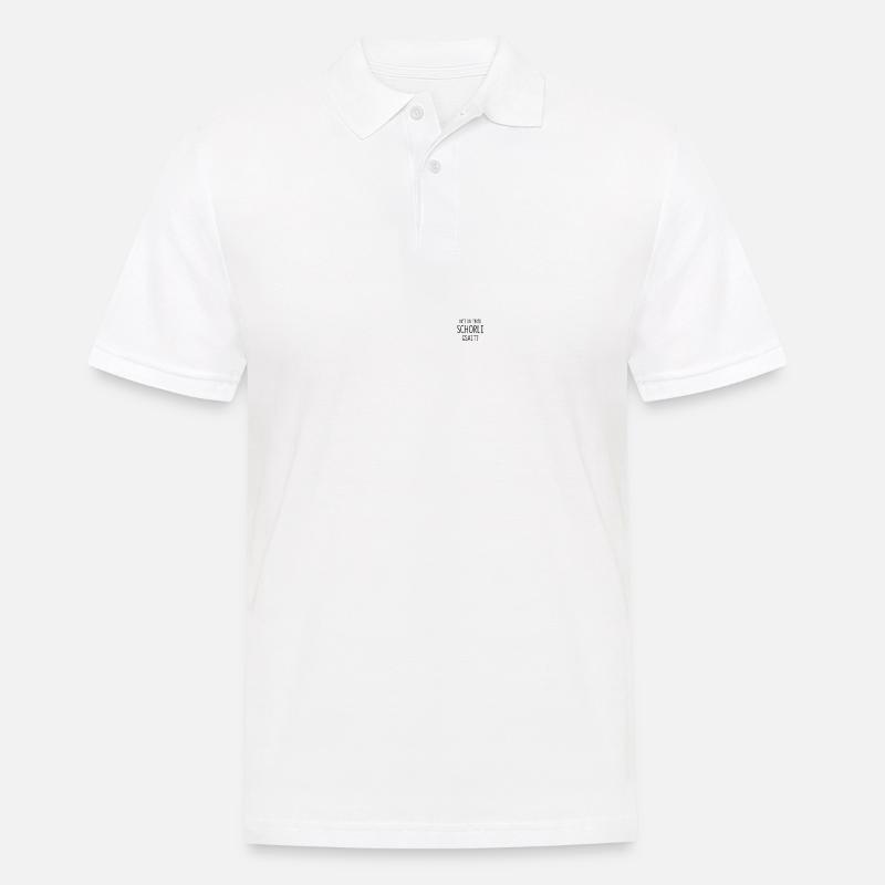 Weinschorle Schorle - Männer Poloshirt - Weiß