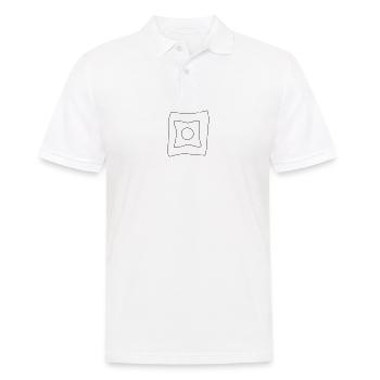 Boîte d’ornement dans une boîte - Blanc vectoriel - Polo Homme - blanc - Devant - Kai (181cm)