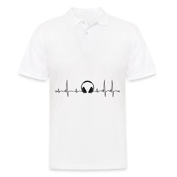 Puls Kopförer - Männer Poloshirt - Weiß - Vorne - Kai (181cm)