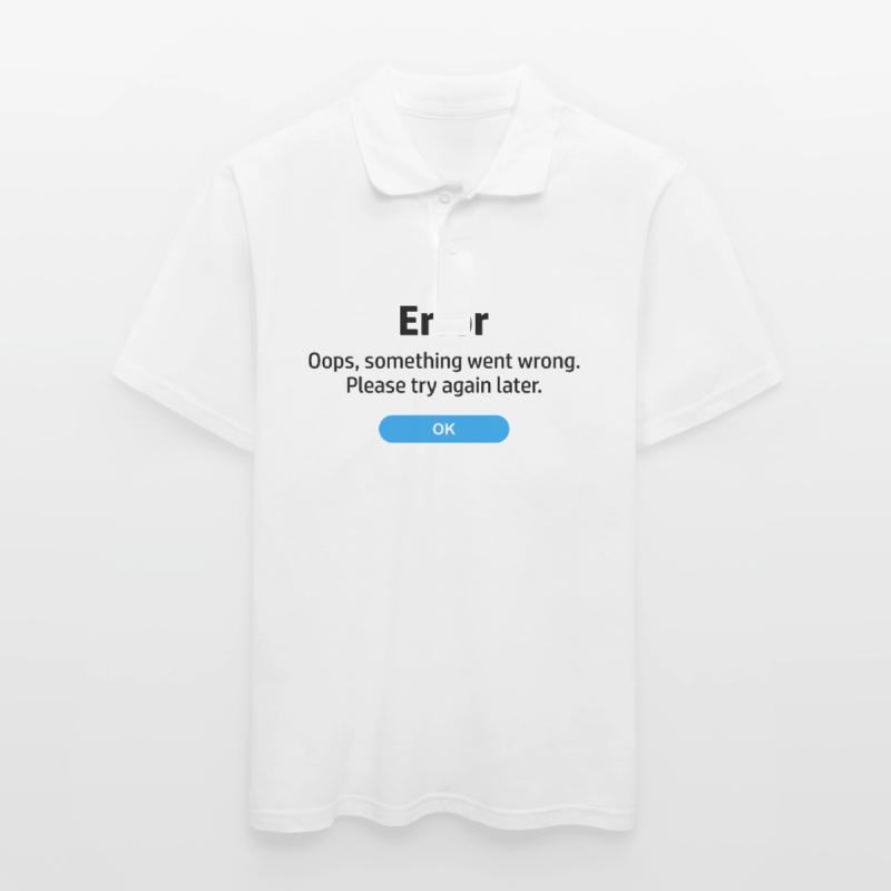 Error something went wrong. Please try again later Men's Polo Shirt