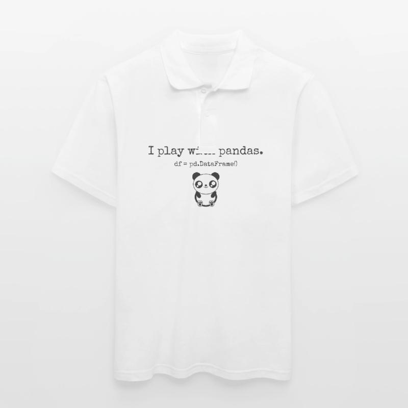 Python and data science nerd apparel Men's Polo Shirt