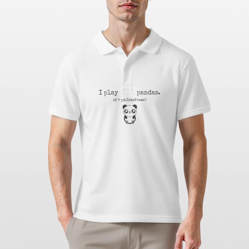 Python and data science nerd apparel Men's Polo Shirt